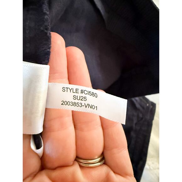 J.Crew | NWT 5" pleated heritage chino short in Navy | Sz 4 - Picture 11 of 11